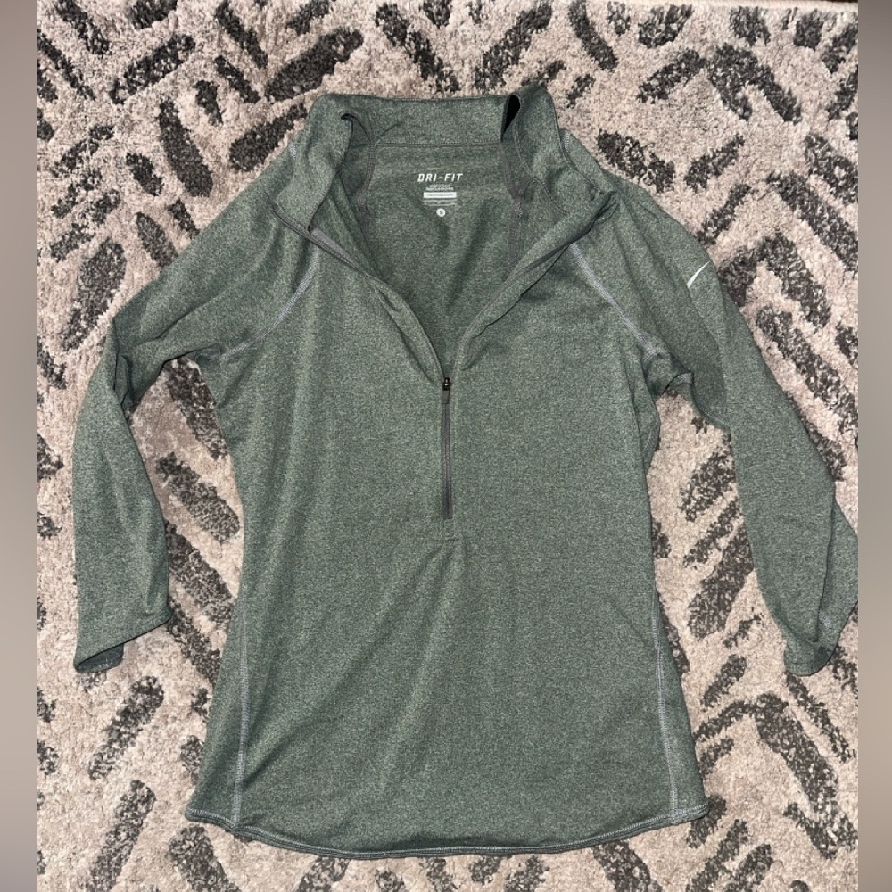 Nike Women’s Zipper Jacket Size Small Heather Green